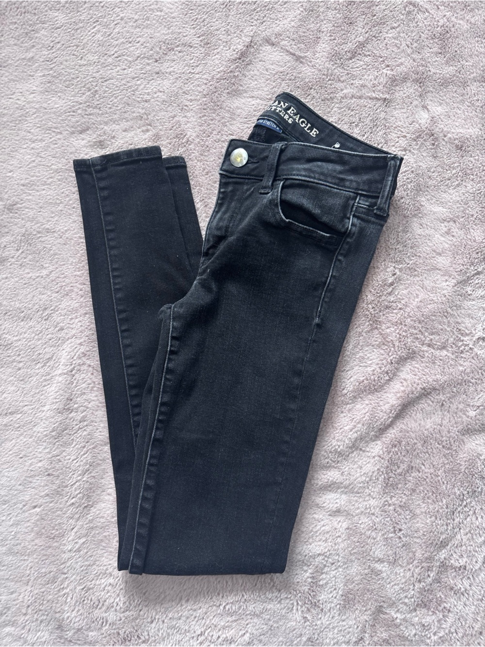 American Eagle Outfitters Black Jegging High-Rise Jeans